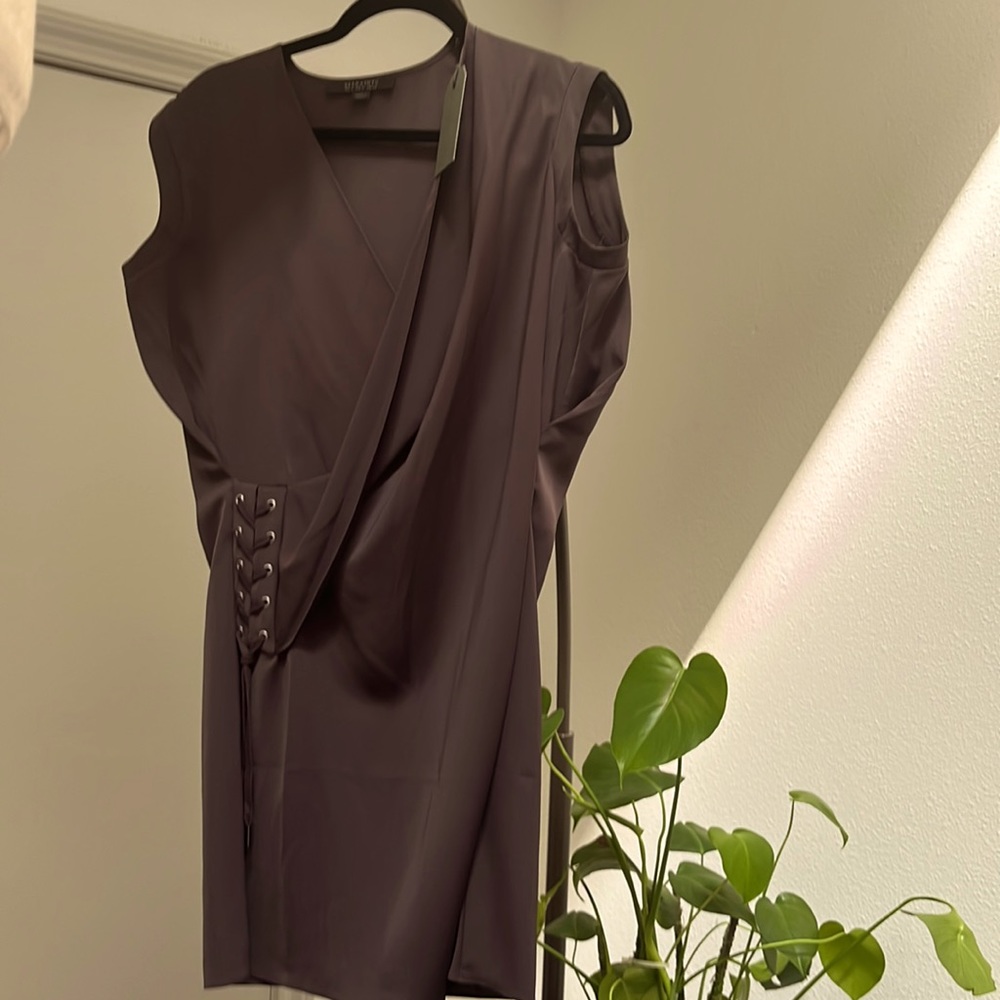 AllSaints Anthracite Gray dress sz 2